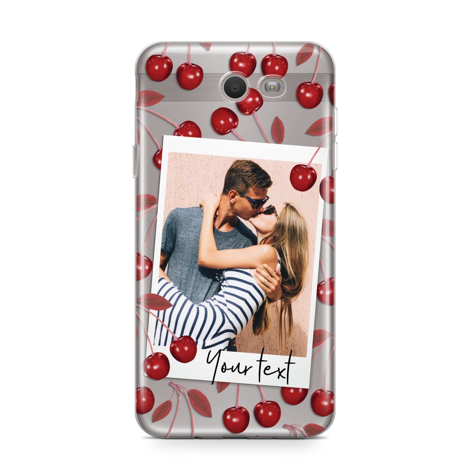 Personalised Photo Cherry Samsung Galaxy J7 2017 Case