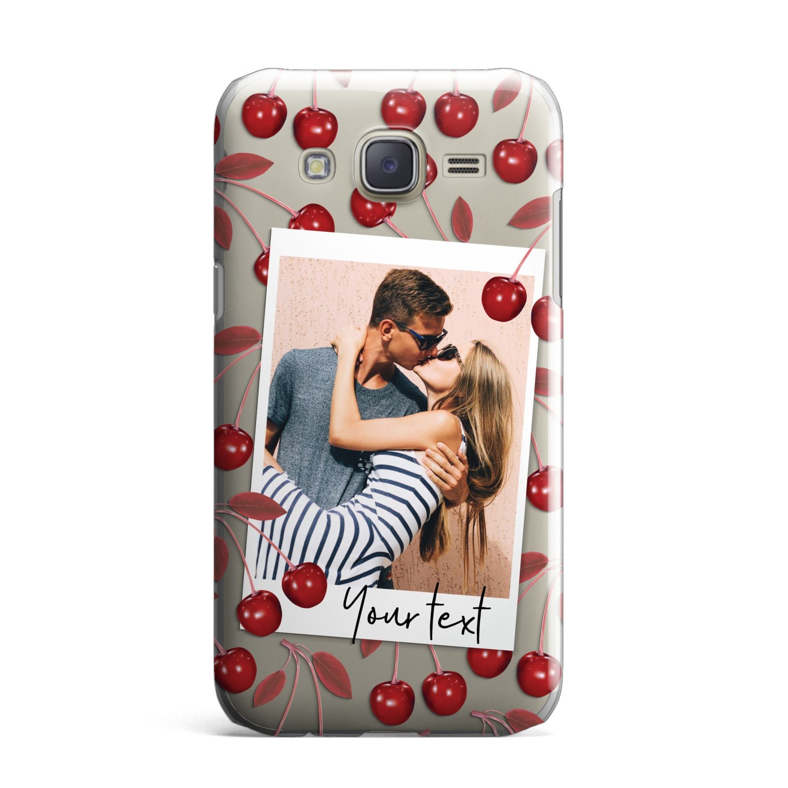 Personalised Photo Cherry Samsung Galaxy J7 Case