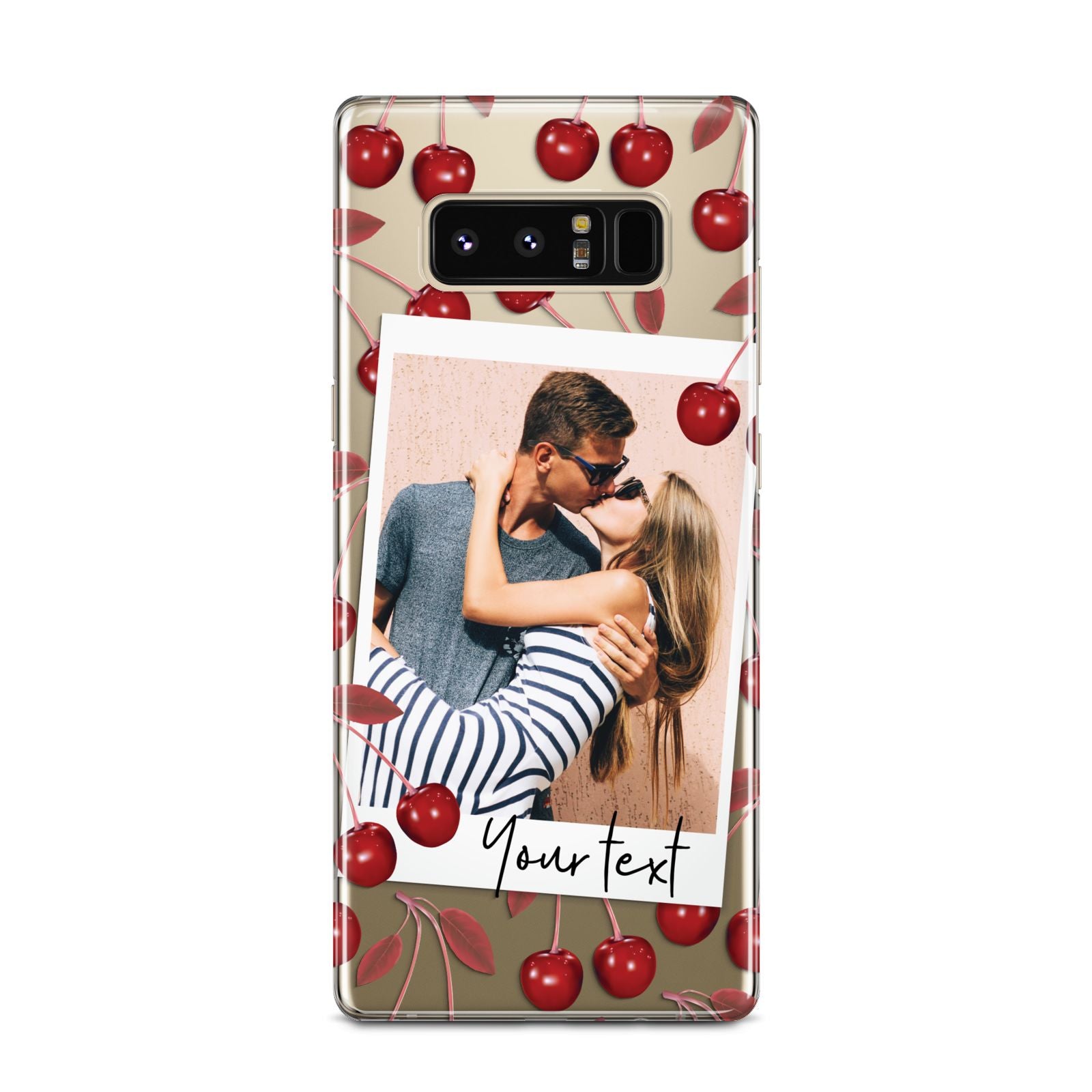 Personalised Photo Cherry Samsung Galaxy Note 8 Case