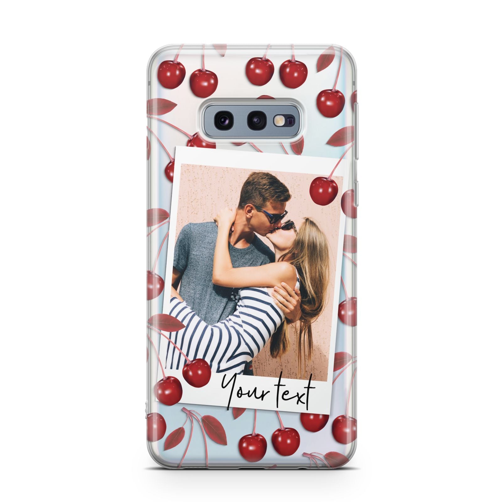Personalised Photo Cherry Samsung Galaxy S10E Case