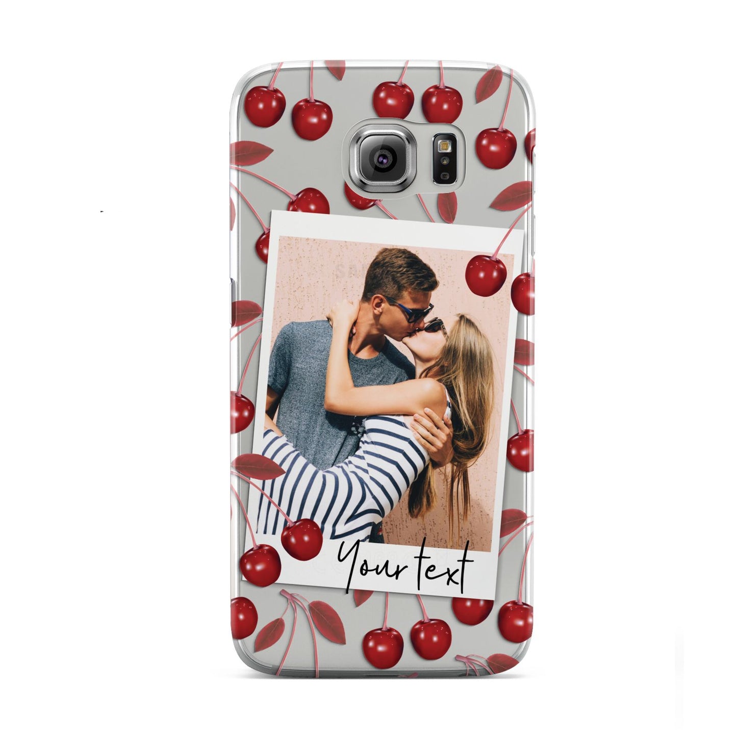 Personalised Photo Cherry Samsung Galaxy S6 Case