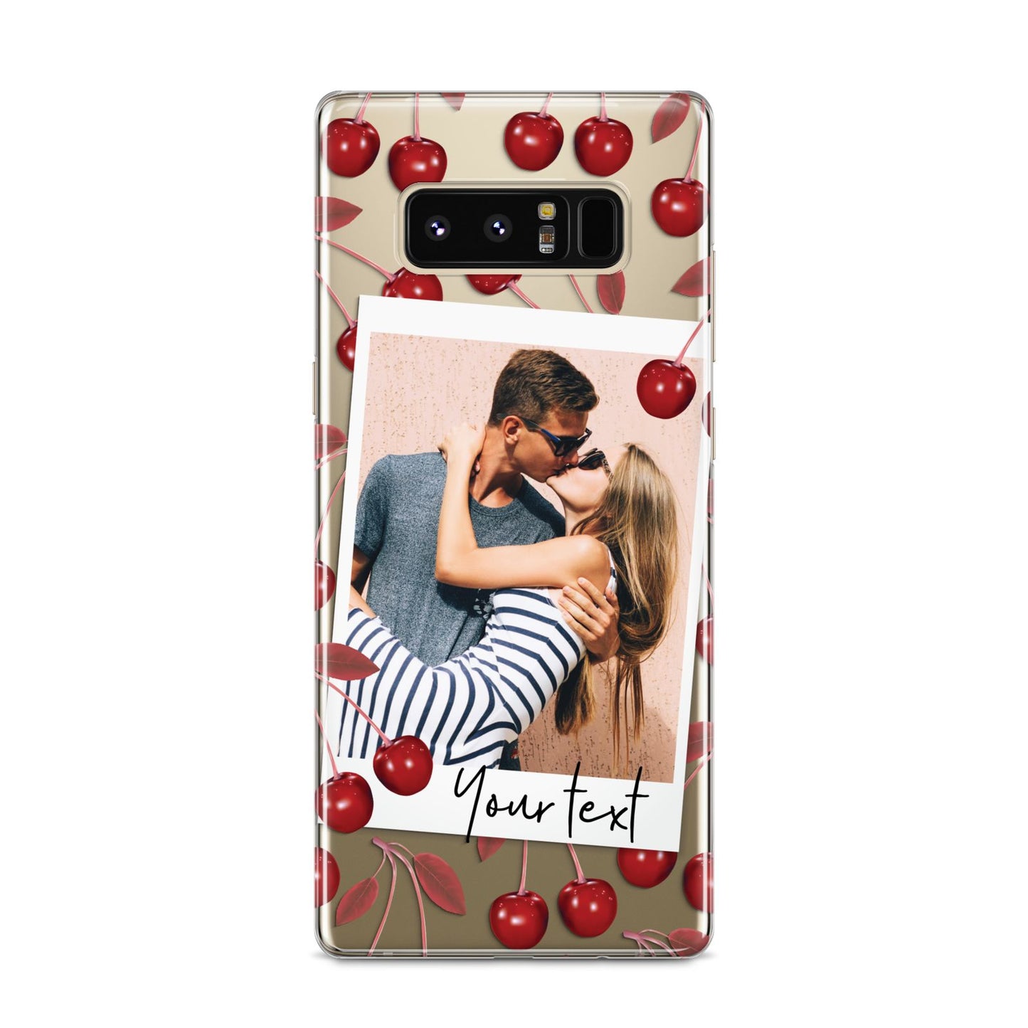 Personalised Photo Cherry Samsung Galaxy S8 Case