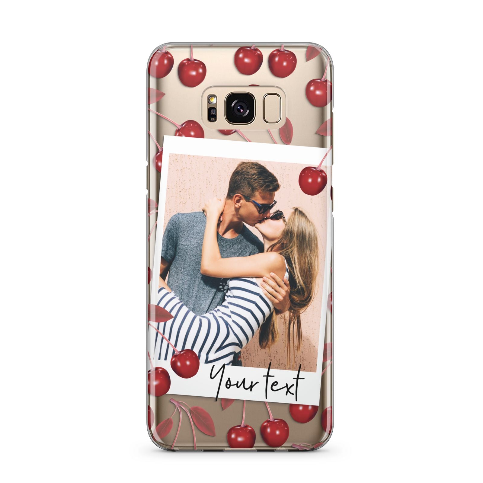 Personalised Photo Cherry Samsung Galaxy S8 Plus Case