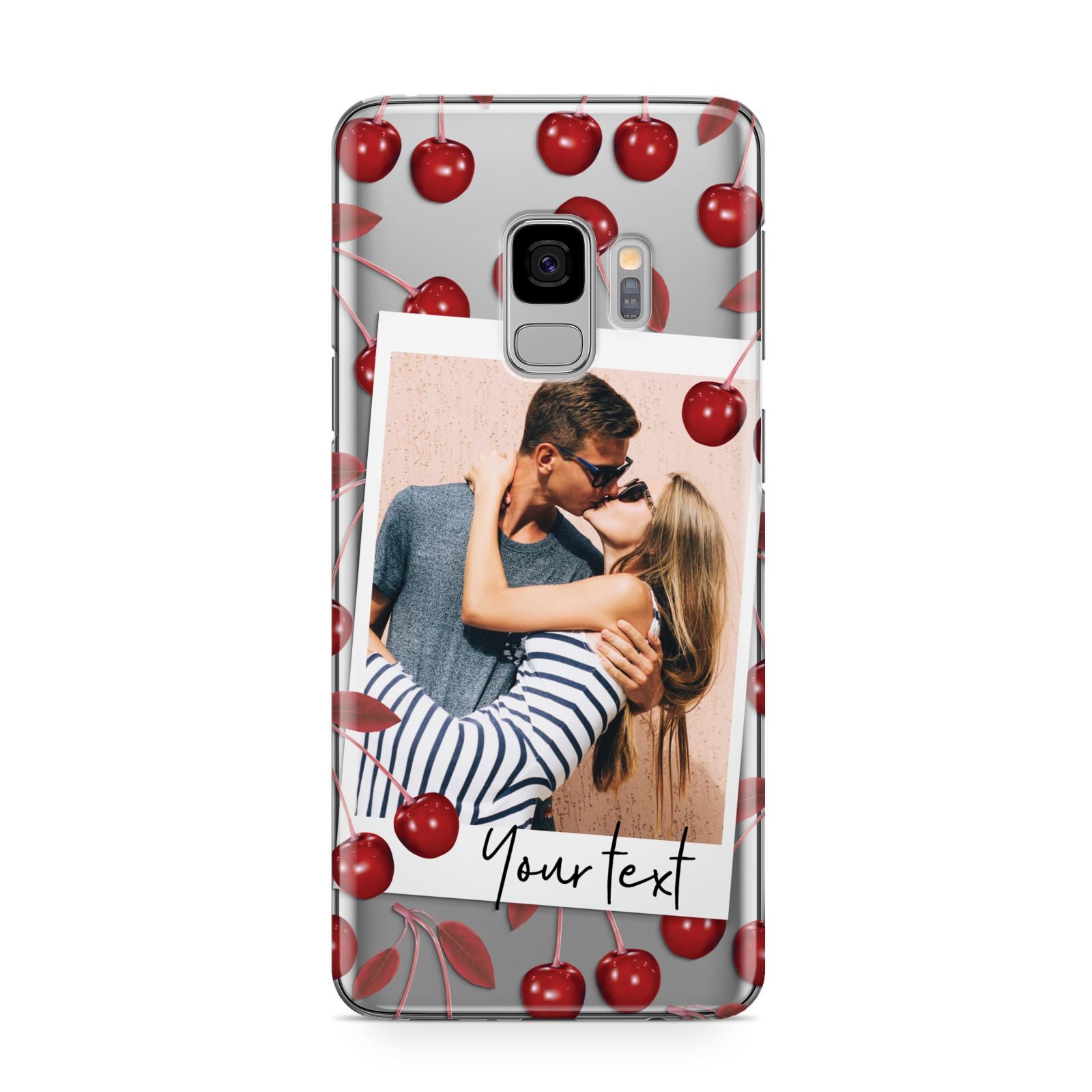 Personalised Photo Cherry Samsung Galaxy S9 Case