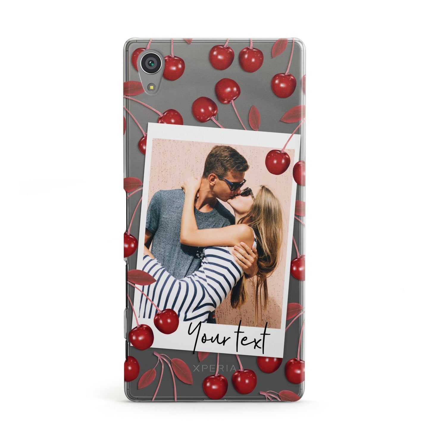 Personalised Photo Cherry Sony Xperia Case