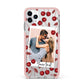 Personalised Photo Cherry iPhone 11 Pro Max Impact Pink Edge Case