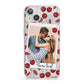 Personalised Photo Cherry iPhone 13 Clear Bumper Case