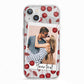 Personalised Photo Cherry iPhone 13 TPU Impact Case with White Edges