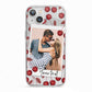 Personalised Photo Cherry iPhone 13 TPU Impact Case with White Edges