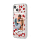 Personalised Photo Cherry iPhone 14 Clear Tough Case Starlight Angled Image