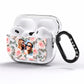 Personalised Photo Floral AirPods Pro Clear Case Side Image