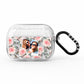 Personalised Photo Floral AirPods Pro Glitter Case