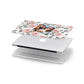 Personalised Photo Floral Apple MacBook Case in Detail