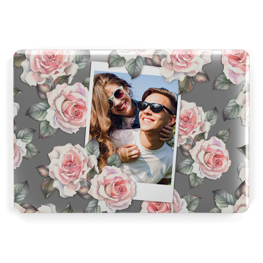 Personalised Photo Floral Apple MacBook Case
