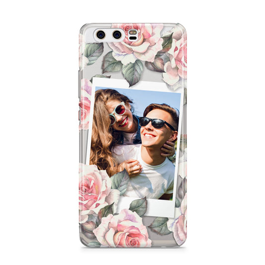 Personalised Photo Floral Huawei P10 Phone Case