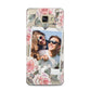 Personalised Photo Floral Samsung Galaxy A5 2016 Case on gold phone