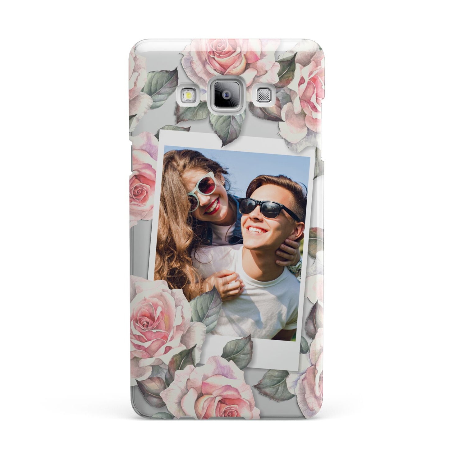 Personalised Photo Floral Samsung Galaxy A7 2015 Case