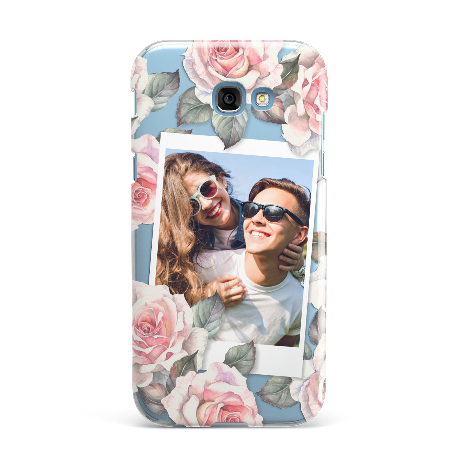 Personalised Photo Floral Samsung Galaxy A7 2017 Case