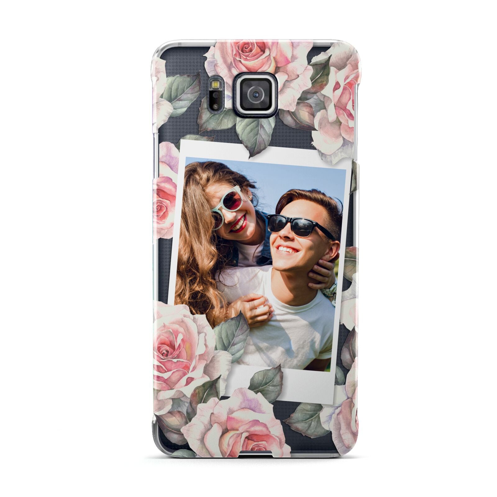 Personalised Photo Floral Samsung Galaxy Alpha Case