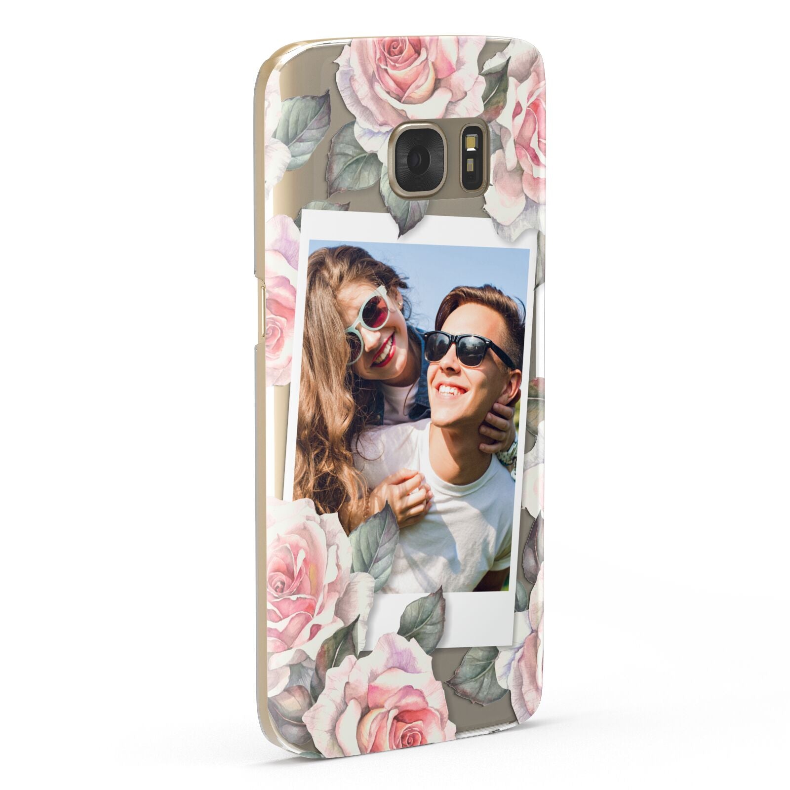 Personalised Photo Floral Samsung Galaxy Case Fourty Five Degrees