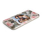 Personalised Photo Floral Samsung Galaxy Case Top Cutout