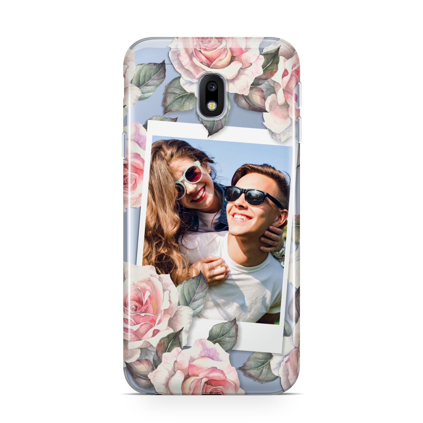 Personalised Photo Floral Samsung Galaxy J3 2017 Case