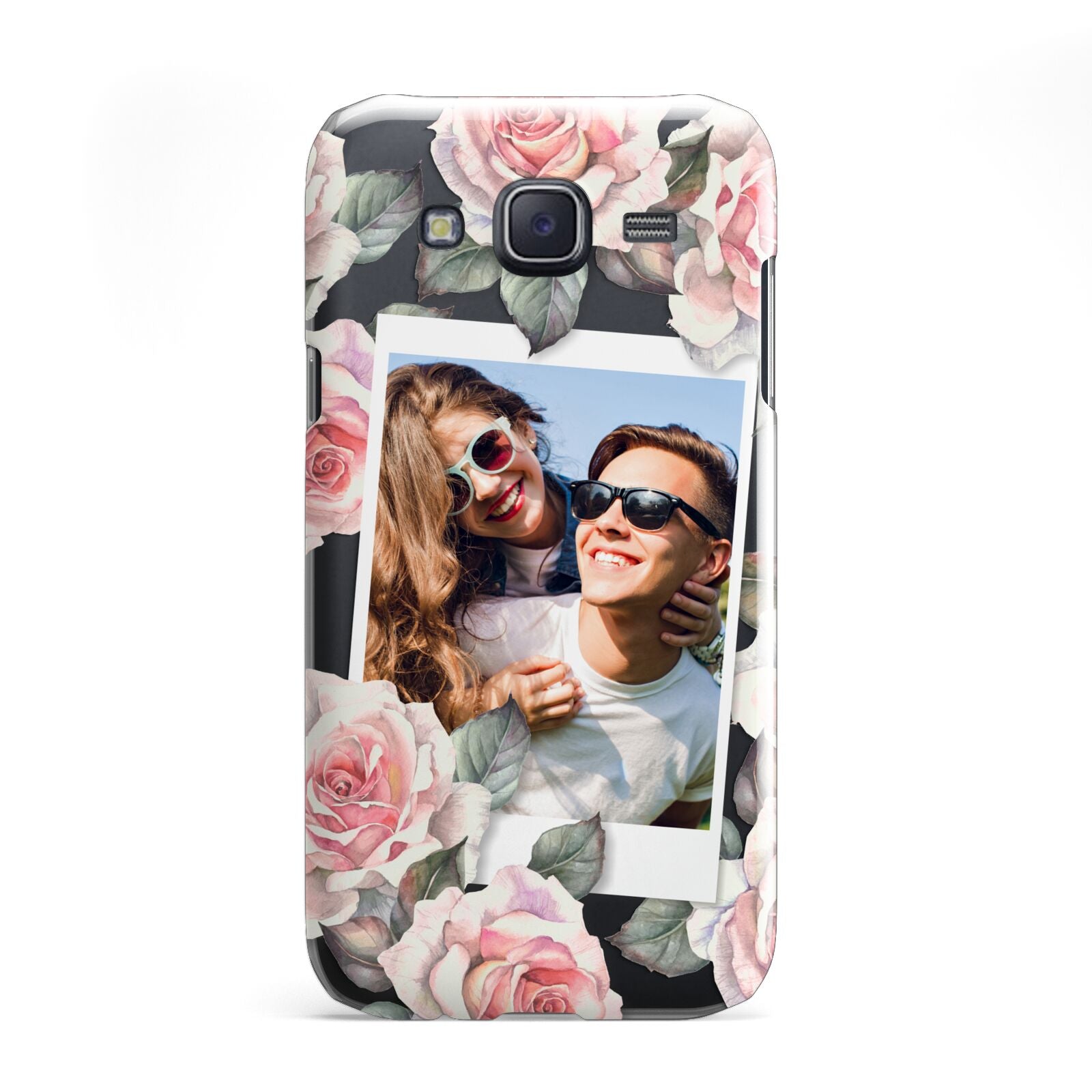 Personalised Photo Floral Samsung Galaxy J5 Case