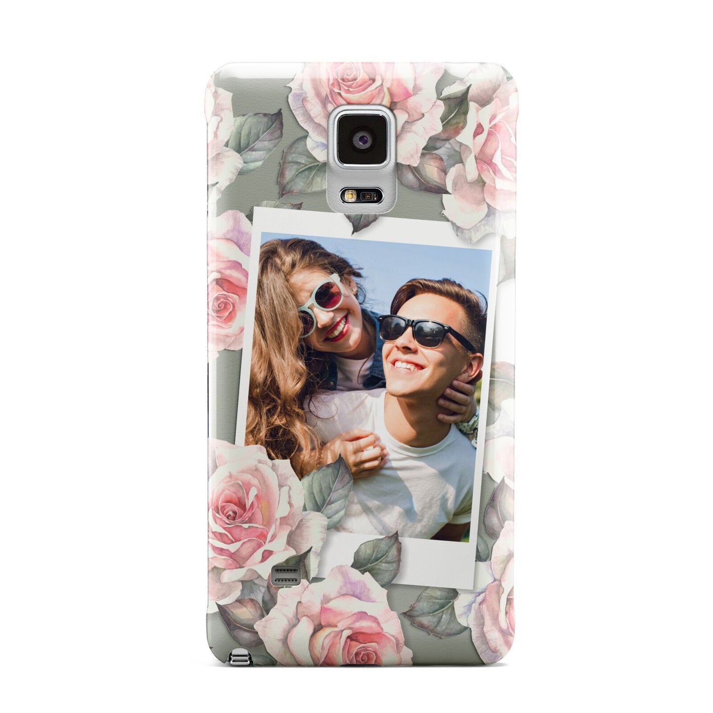 Personalised Photo Floral Samsung Galaxy Note 4 Case