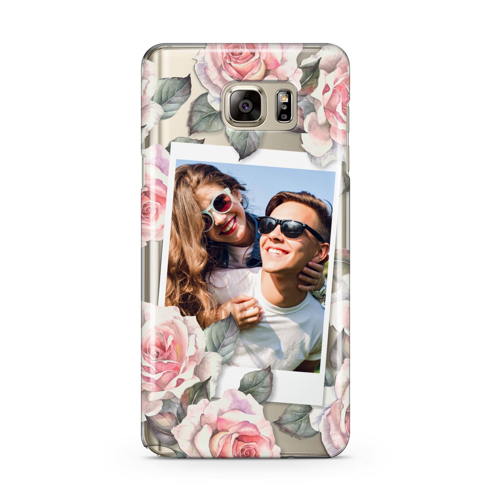 Personalised Photo Floral Samsung Galaxy Note 5 Case