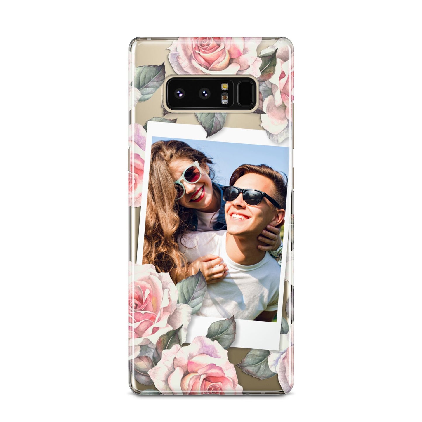 Personalised Photo Floral Samsung Galaxy Note 8 Case