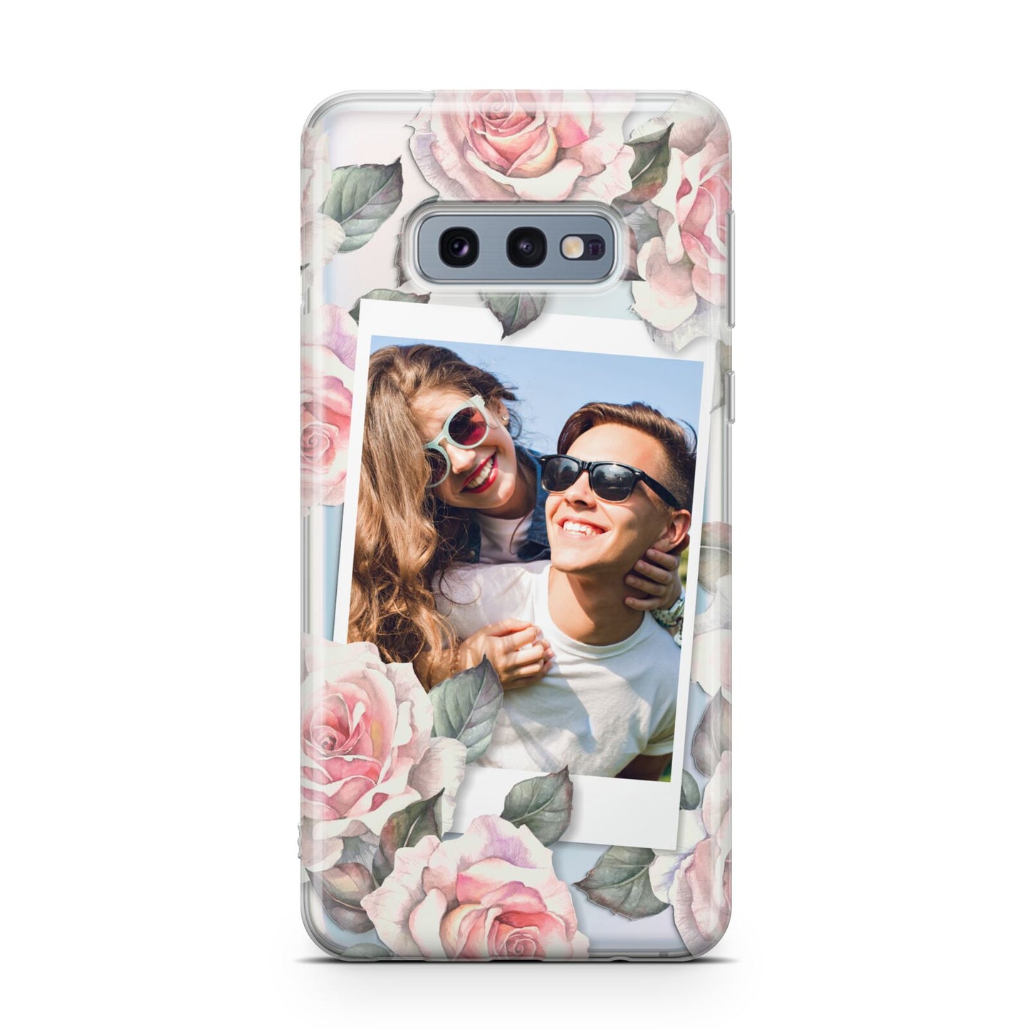 Personalised Photo Floral Samsung Galaxy S10E Case