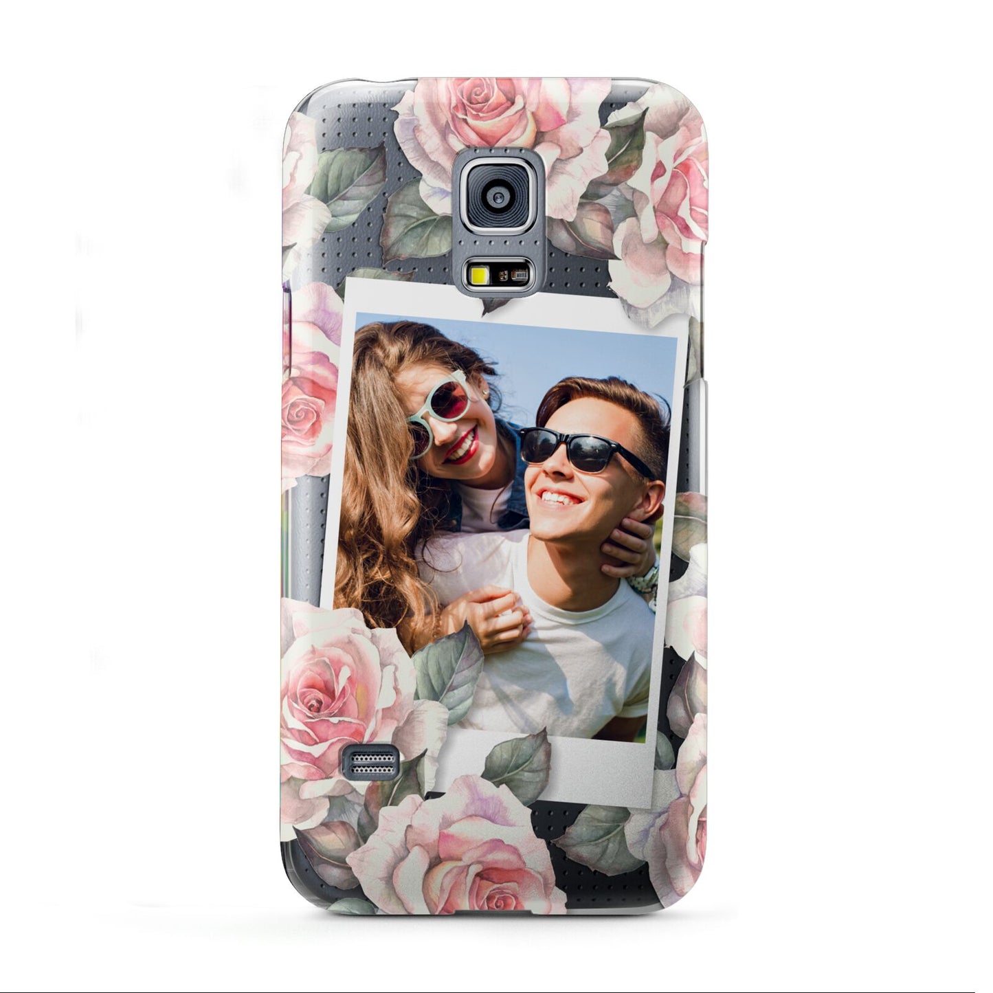 Personalised Photo Floral Samsung Galaxy S5 Mini Case