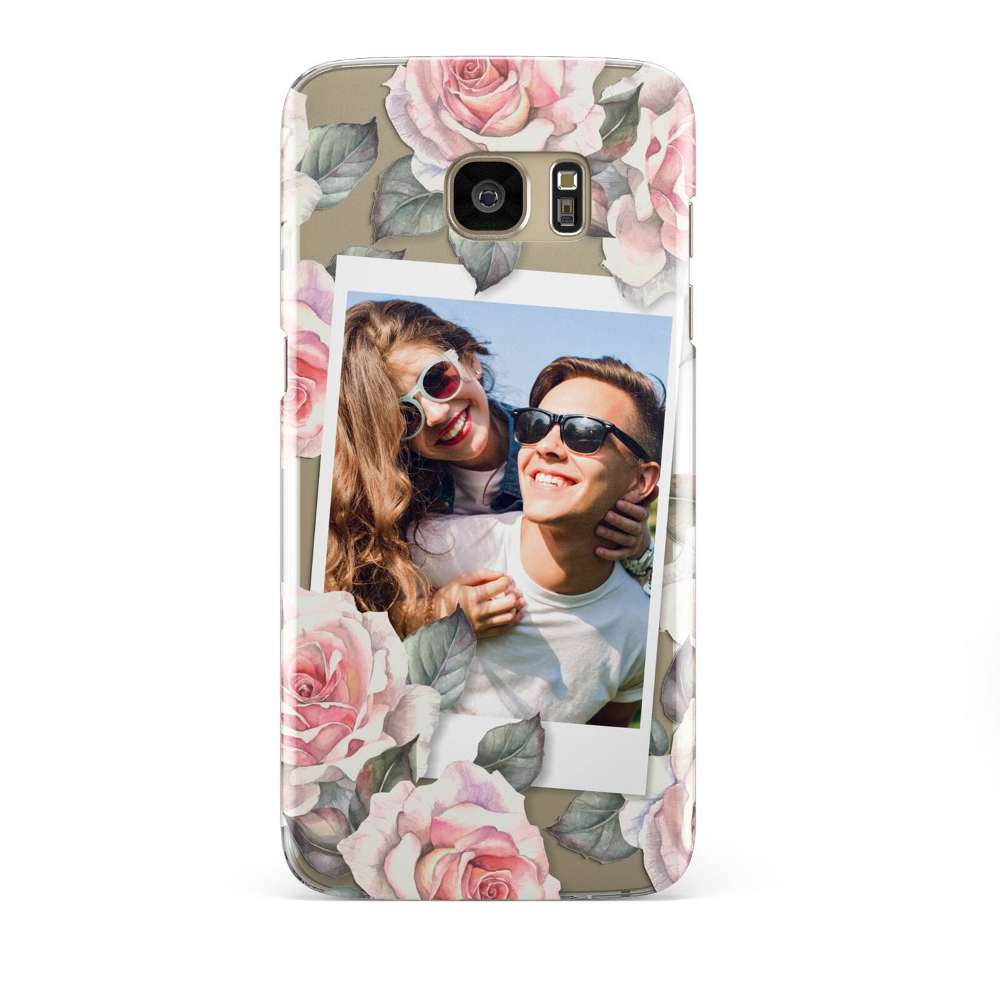 Personalised Photo Floral Samsung Galaxy S7 Edge Case