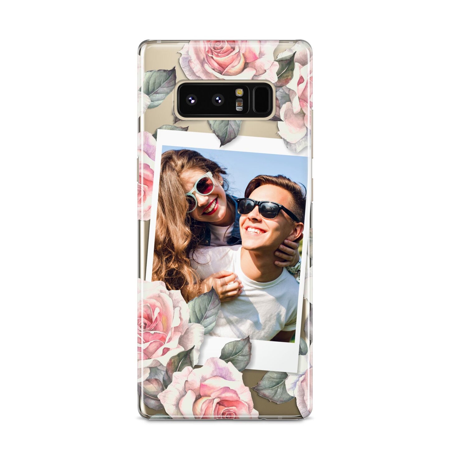 Personalised Photo Floral Samsung Galaxy S8 Case