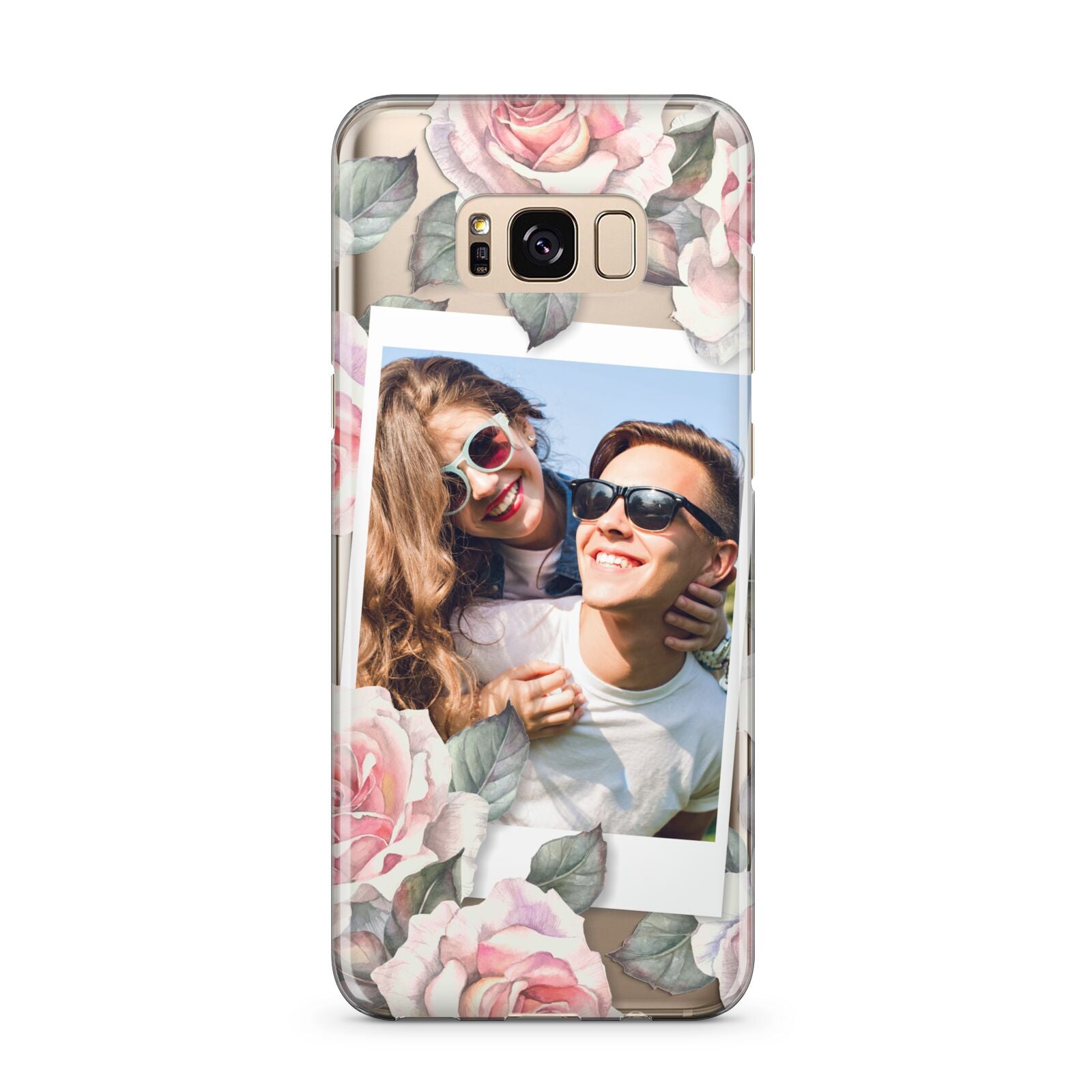 Personalised Photo Floral Samsung Galaxy S8 Plus Case