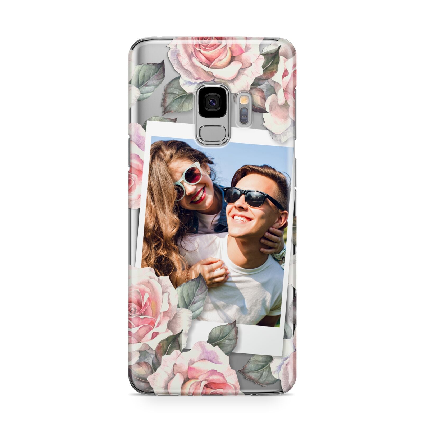 Personalised Photo Floral Samsung Galaxy S9 Case