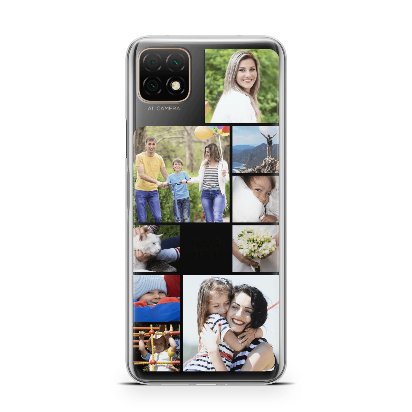 Personalised Photo Grid Huawei Enjoy 20 Phone Case