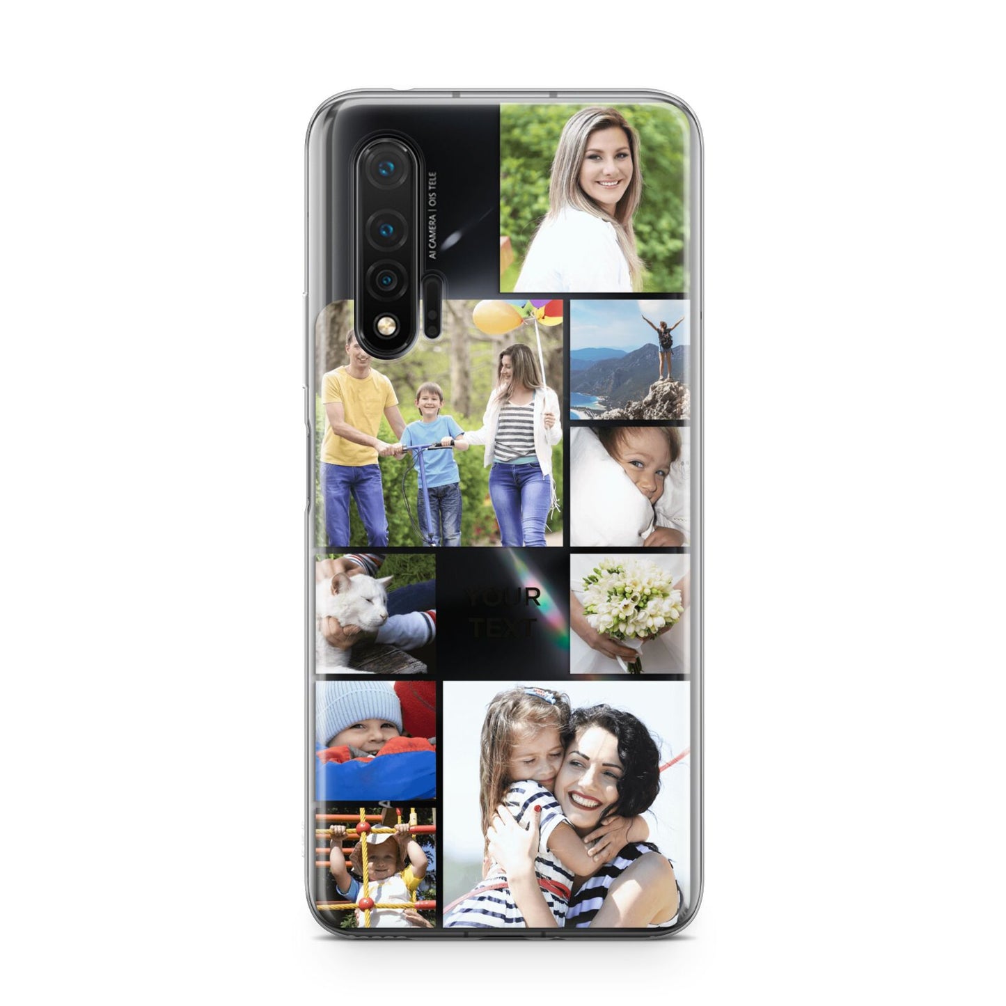Personalised Photo Grid Huawei Nova 6 Phone Case