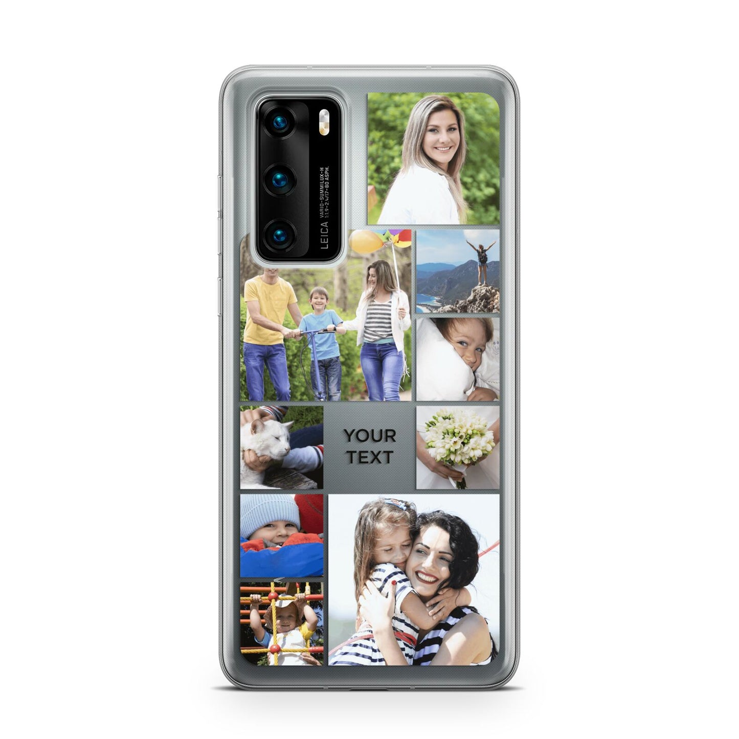 Personalised Photo Grid Huawei P40 Phone Case