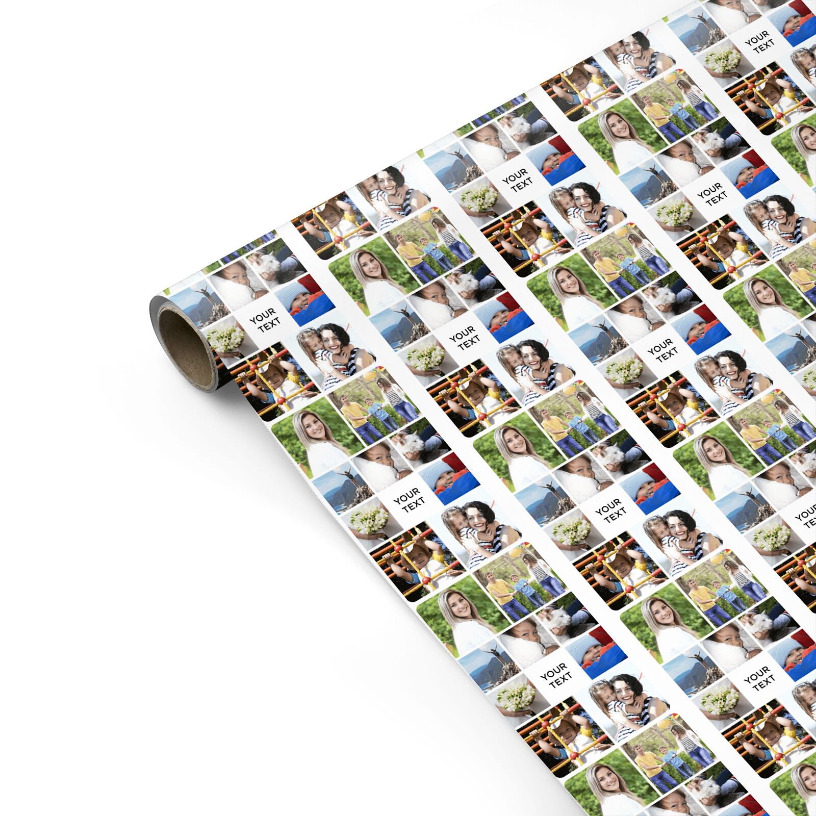 Personalised Photo Grid Personalised Gift Wrap