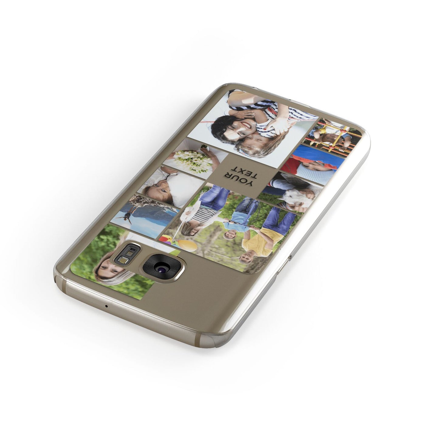 Personalised Photo Grid Samsung Galaxy Case Front Close Up