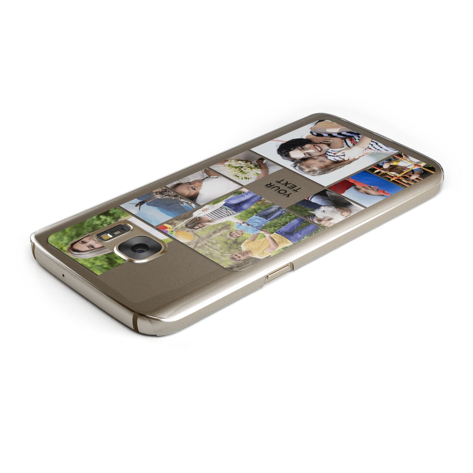 Personalised Photo Grid Samsung Galaxy Case Top Cutout