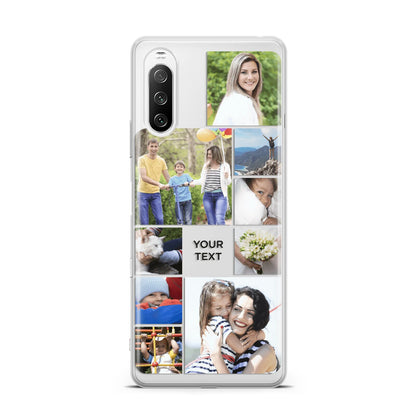 Personalised Photo Grid Sony Xperia 10 III Case
