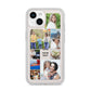 Personalised Photo Grid iPhone 14 Clear Tough Case Starlight