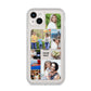 Personalised Photo Grid iPhone 14 Plus Clear Tough Case Starlight