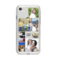 Personalised Photo Grid iPhone 8 Bumper Case on Silver iPhone