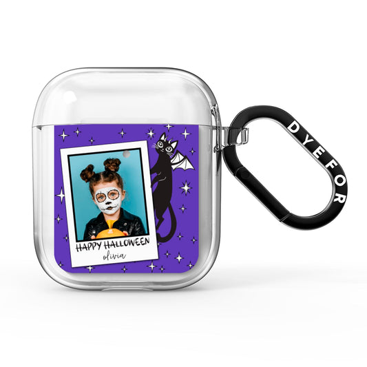 Personalised Photo Halloween AirPods Clear Case