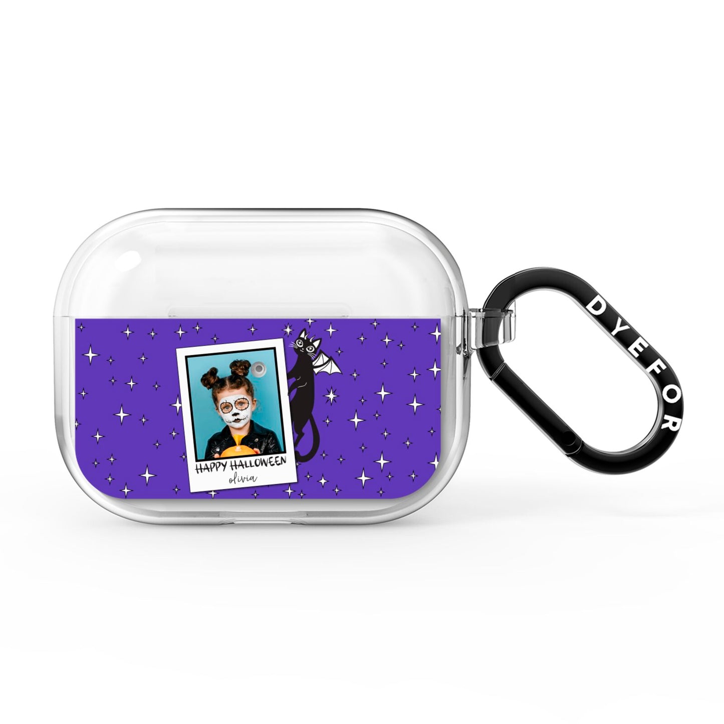 Personalised Photo Halloween AirPods Pro Clear Case