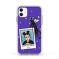 Personalised Photo Halloween Apple iPhone 11 in White with White Impact Case