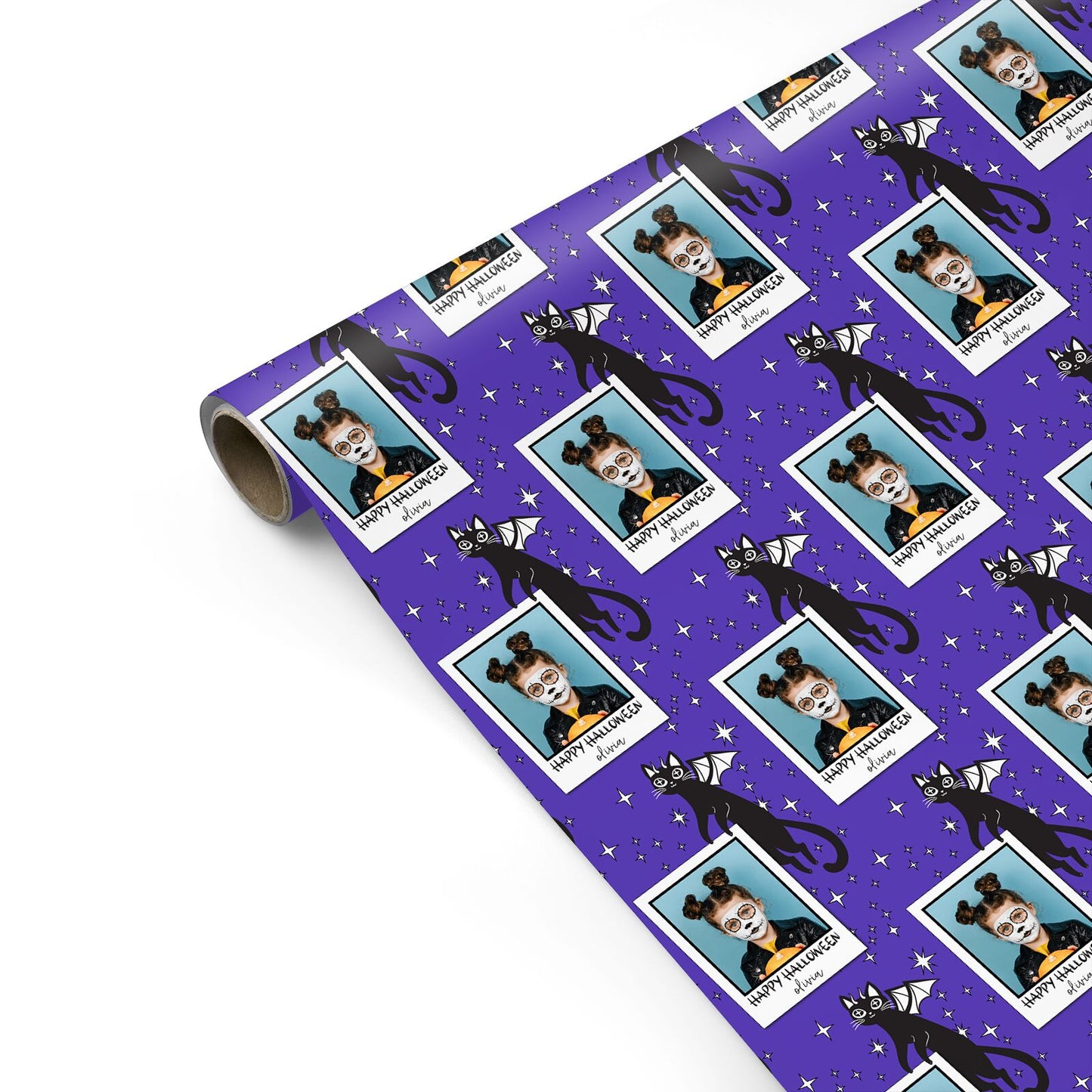 Personalised Photo Halloween Personalised Gift Wrap